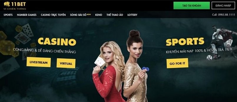 Nhà cái 11BET - Sảnh cược an toàn, uy tín