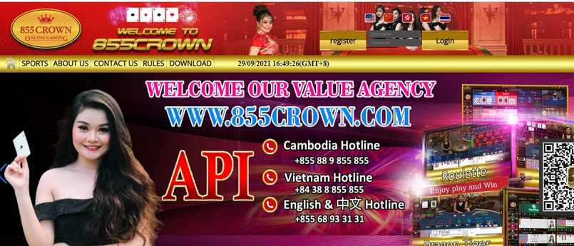 855Crown sở hữu hệ thống cá cược chất lượng