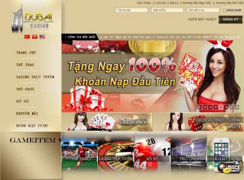 Thông tin về nhà cái Dubai casino