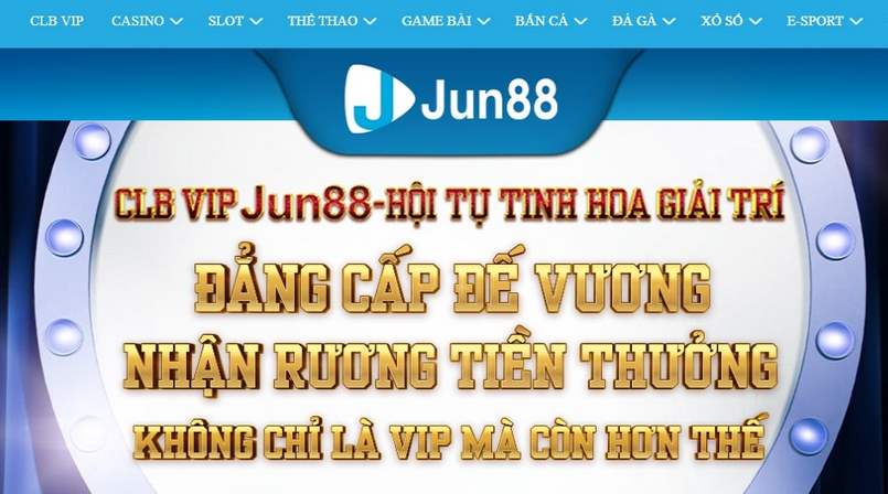 Nhà cái Jun88 là lựa chọn giải trí tuyệt vời