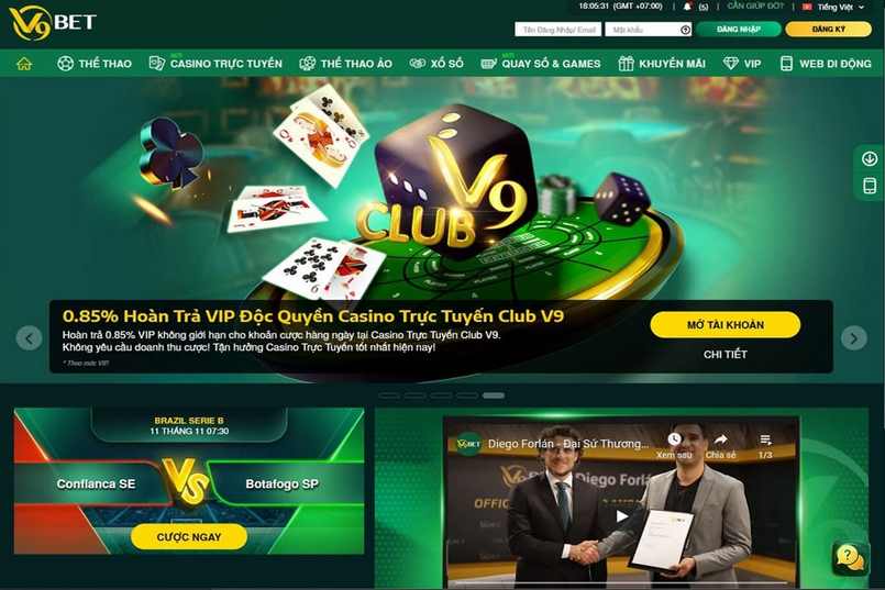 V9bet là nhà cái đến từ châu Á