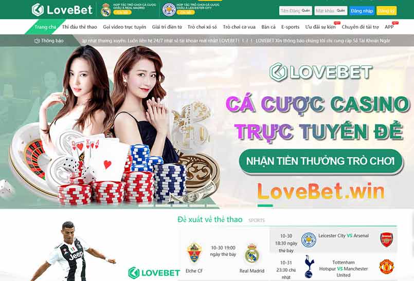 Các game cá cược trực tuyến hot hit tại Lovebet